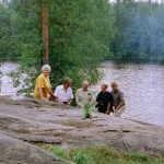 Liisi, Jussi, Tapio, Elina ja Juhani