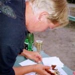 Elina savuahventen kimpussa