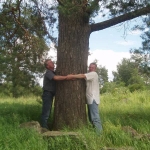 Pojat ottaa puusta mittaa